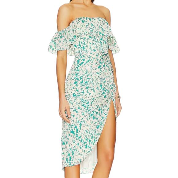 Amanda Uprichard Revolve Rosalinda Midi Dress Sizs XS - Picture 1 of 6